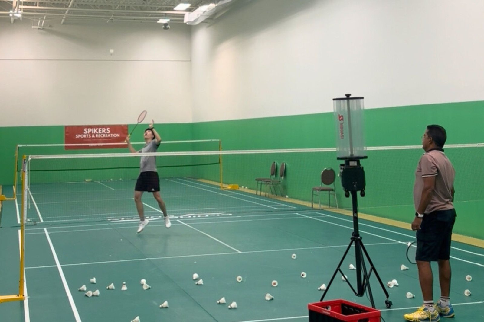 training at London Spikers